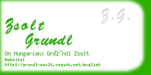 zsolt grundl business card